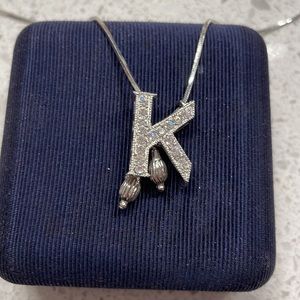 “K” necklace